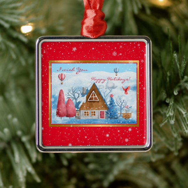 Adorno Metálico Cardinal en Personalizar paisajista (Árbol)