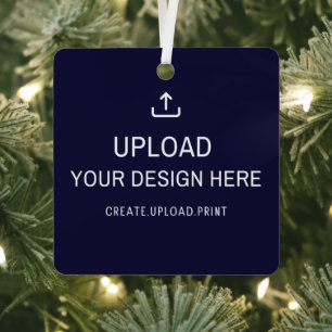 Adorno Metálico Cargar su diseño personalizado, ilustración o foto