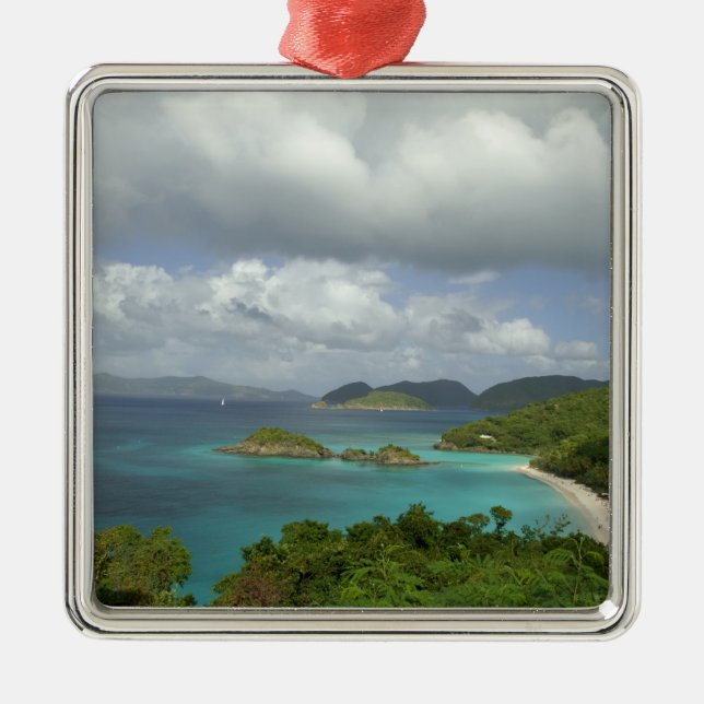 Adorno Metálico Caribe, Islas Vírgenes de Estados Unidos, St. John (Frente)