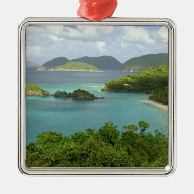 Adorno Metálico Caribe, Islas Vírgenes de Estados Unidos, St. John (Frente)
