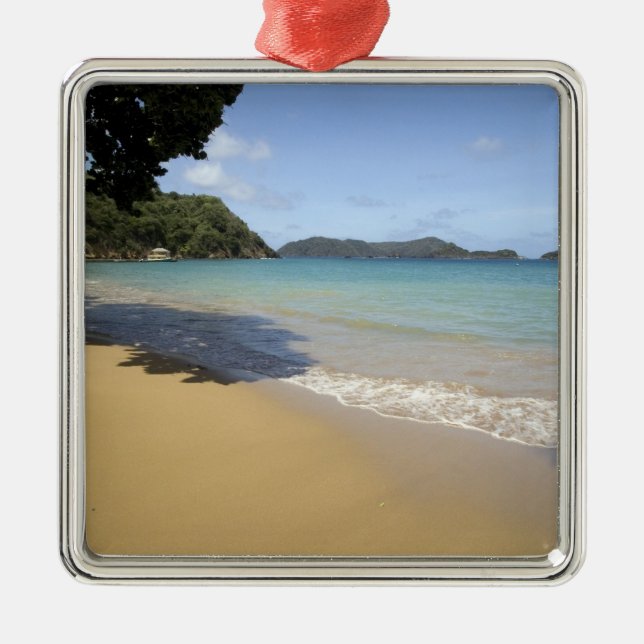 Adorno Metálico Caribe - Tobago - Playa a lo largo del Atlántico (Frente)