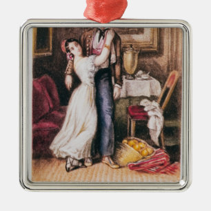 Adorno Metálico Carmen y Don Jose, 1846