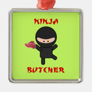 Adorno Metálico Carne Ninja