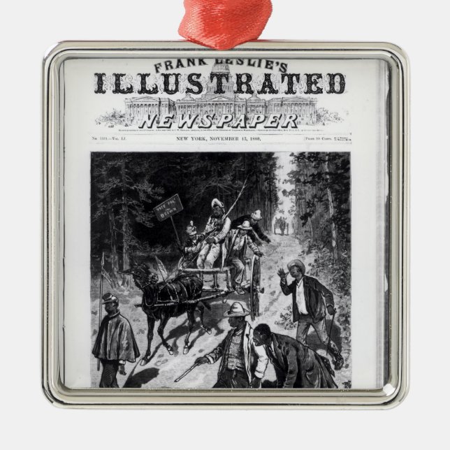 Adorno Metálico Carolina del Norte, la campaña política (Frente)