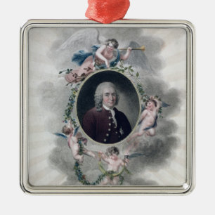 Adorno Metálico Carolus Linnaeus, caballero de la estrella polar