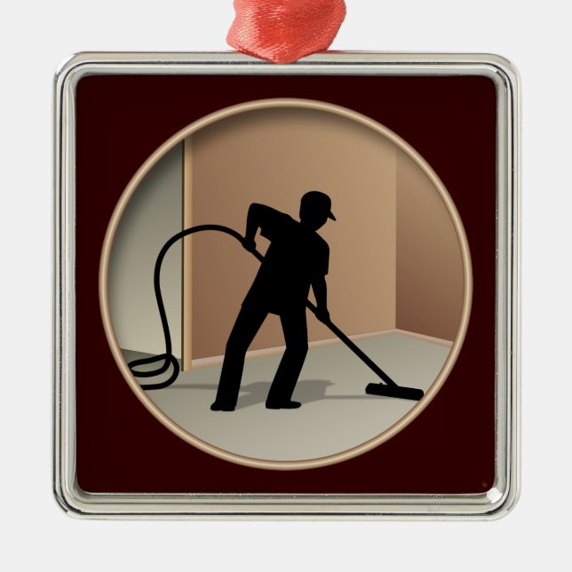 Adorno Metálico Carpet Cleaning (Frente)