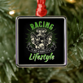 Adorno Metálico Carreras no es un hobby es un estilo de vida