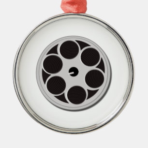 Adorno Metálico Carrete de la película de cine