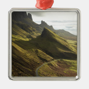 Adorno Metálico Carretera ascendente a The Quiraing, Isla de Skye,