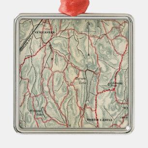 Adorno Metálico Carreteras para bicicletas en Nueva York y Conneti