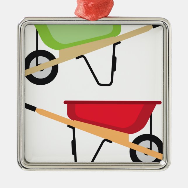 Adorno Metálico Carretilla de rueda (Frente)
