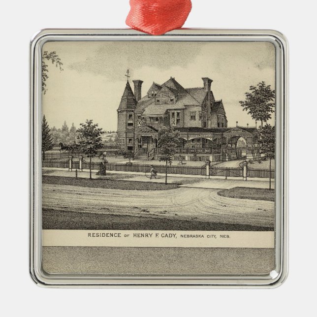 Adorno Metálico Carrito y Kilpatrick, Nebraska (Frente)