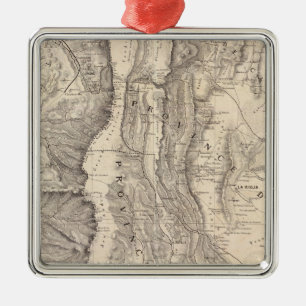 Adorno Metálico Carta, provincias de La Rioja San Juan