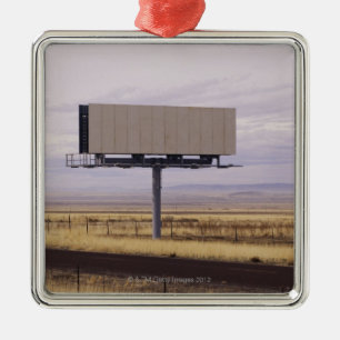 Adorno Metálico Cartelera en blanco