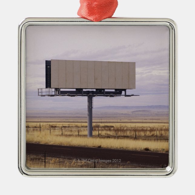 Adorno Metálico Cartelera en blanco (Frente)