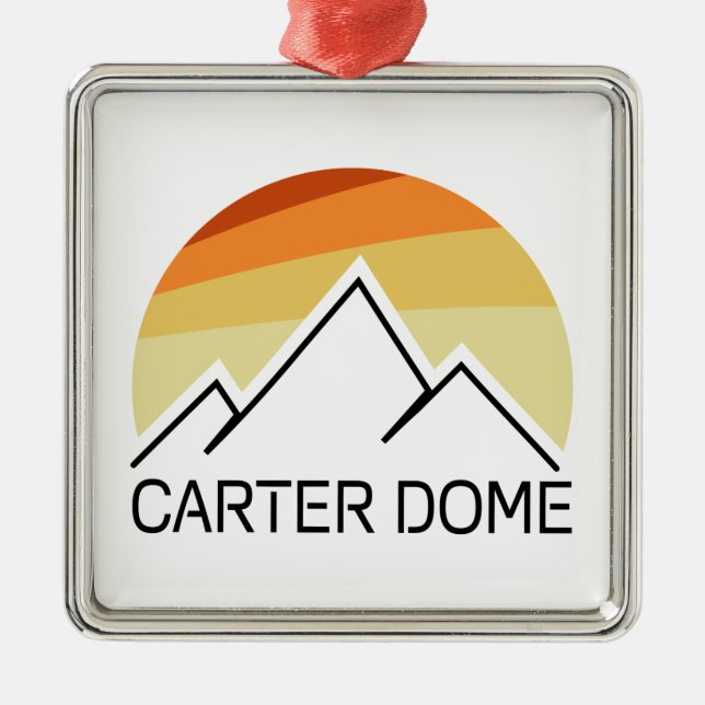 Adorno Metálico Carter Dome New Hampshire Retro (Frente)