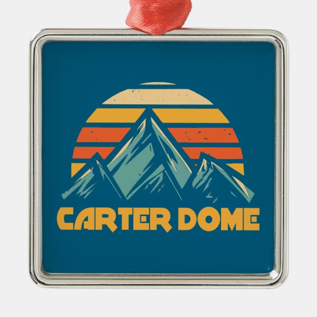 Adorno Metálico Carter Dome New Hampshire Retro Turquoise (Frente)