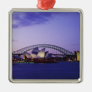 Adorno Metálico Casa de la Ópera de Sydney y Puerto, Nueva Gales d