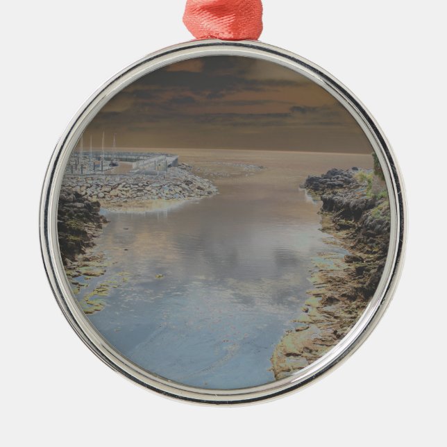 Adorno Metálico Casa de luz en Cascais Portugal (Frente)