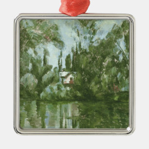 Adorno Metálico Casa de Paul Cezanne el en los bancos del Marne,