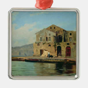 Adorno Metálico Casa de playa de Sorrento