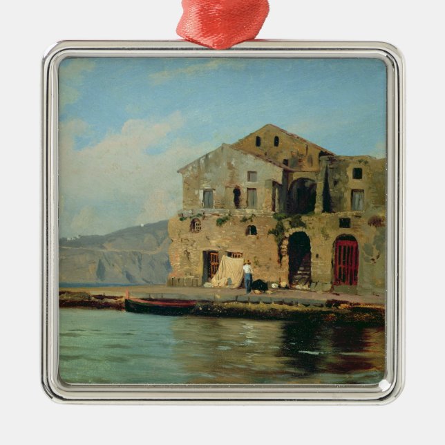 Adorno Metálico Casa de playa de Sorrento (Frente)