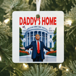 Adorno Metálico Casa de Trump Daddys