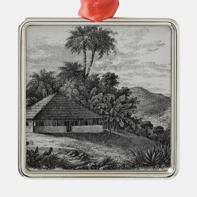 Adorno Metálico Casa de un plantador en Brasil (Frente)