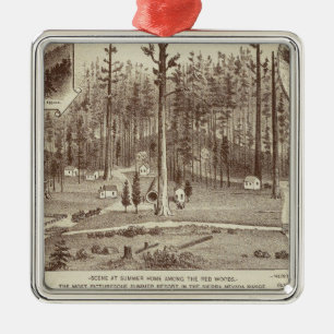 Adorno Metálico Casa de verano, residencia Lewis