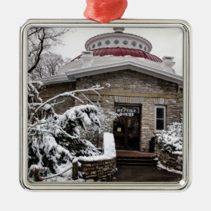 Adorno Metálico Casa del reptil del parque zoológico de Cincinnat