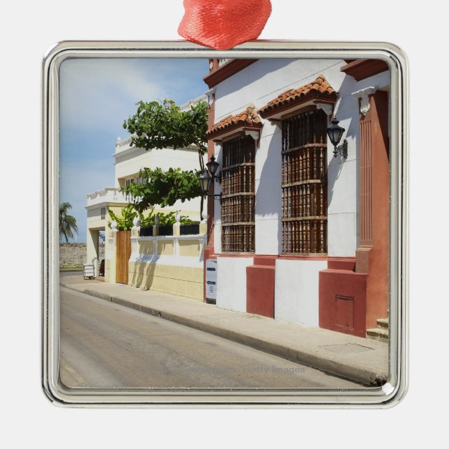 Adorno Metálico Casa en el borde de la carretera (Frente)