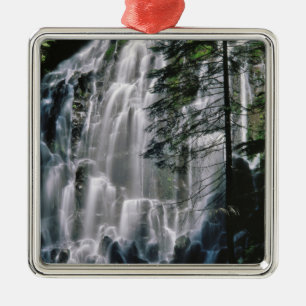 Adorno Metálico Cascada en bosque, Oregón