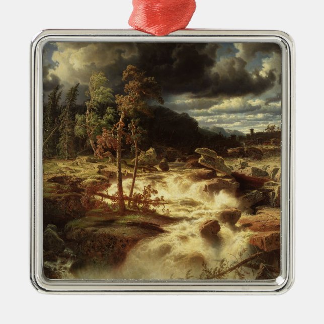 Adorno Metálico Cascada en Suecia (por Marcus Larson) (Frente)