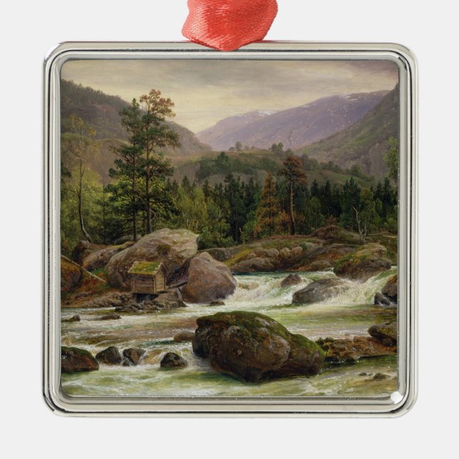 Adorno Metálico Cascada noruega, 1840 (Frente)