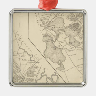 Adorno Metálico Cascadas Hampton, Auburn