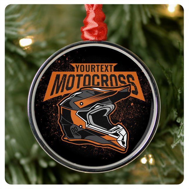 Adorno Metálico Casco de Carreras Motocross de ciclismo de tierra  (Subido por el creador)