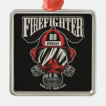 Casco del departamento de bomberos personalizado p