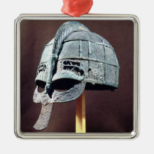 Adorno Metálico Casco, del tesoro de Vendel