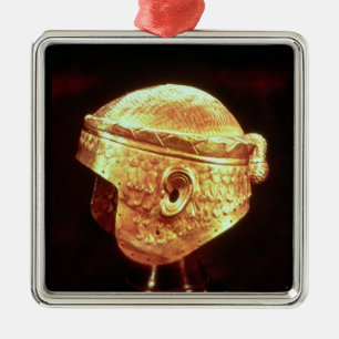 Adorno Metálico Casco eléctrico del rey Mes-Kalem-Dug