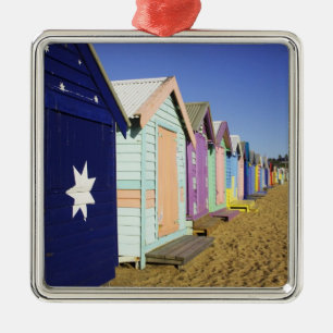 Adorno Metálico Casetas de baño, playa Middle Brighton, puerto