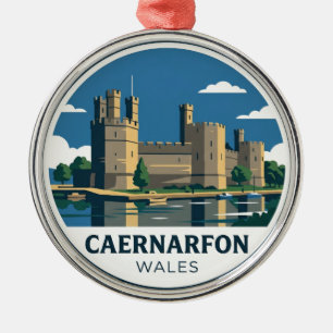 Adorno Metálico Castillo de Caernarfon Gales