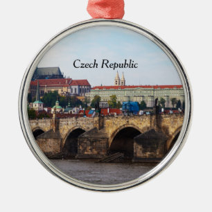 Adorno Metálico Castillo de Praga-República Checa y Puente Carlos