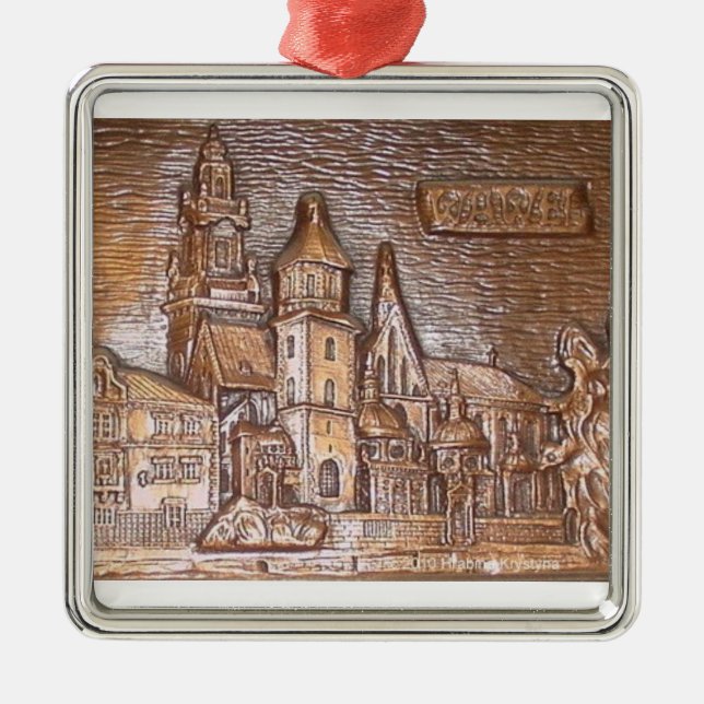 ADORNO METÁLICO CASTILLO DE WAWEL EN KRAKÓW POLONIA (Frente)