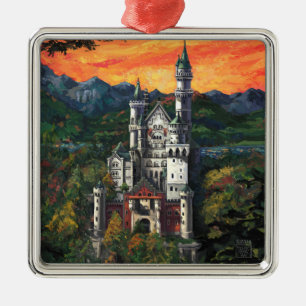 Adorno Metálico Castillo Schloss Neuschwanstein