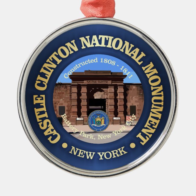 Adorno Metálico Castle Clinton (NM) (Frente)