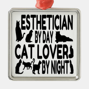 Adorno Metálico Cat Lover Esthetician