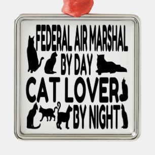 Adorno Metálico Cat Lover Federal Air Marshal