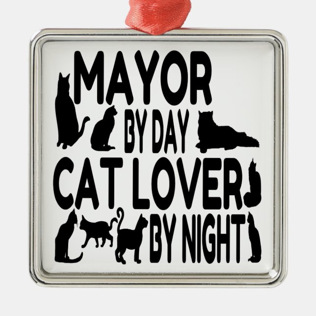 Adorno Metálico Cat Lover Mayor (Frente)