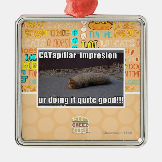 Adorno Metálico CATapillar (Frente)