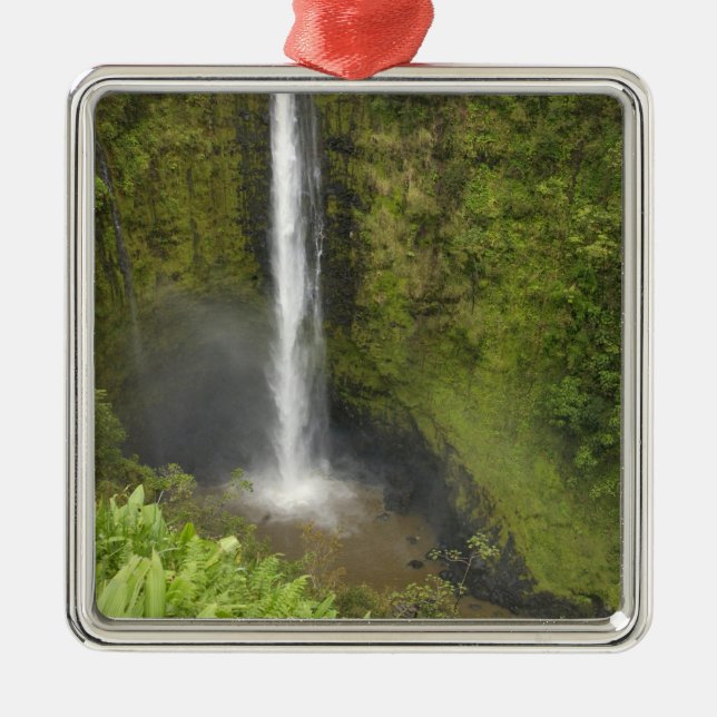 Adorno Metálico Cataratas de Akaka, Costa de Hamakua, Isla de Hawa (Frente)